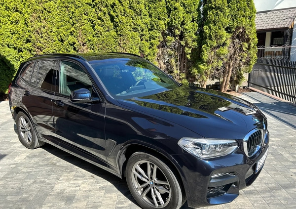 BMW X3 cena 155000 przebieg: 53000, rok produkcji 2021 z Siemiatycze małe 407